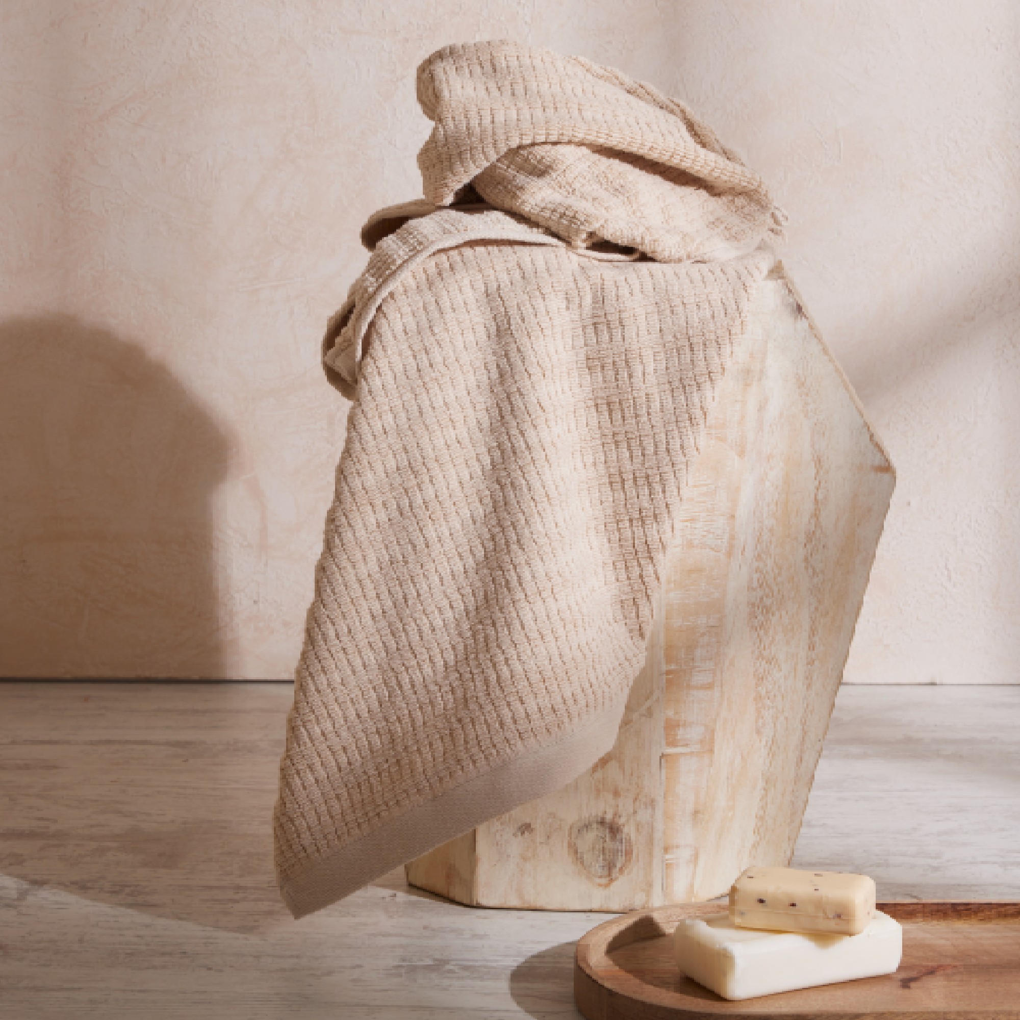 TOALLA MIMBRE BEIGE